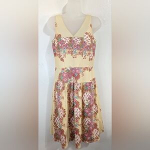 Kay Unger New York Garden Cocktail Cottagecore Feminine Preppy Dress 6